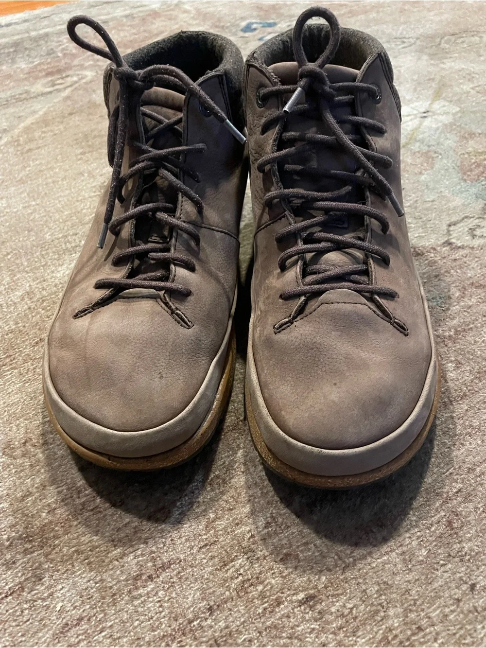 Birkenstock Men's Brown Lace-Up High Top Boot